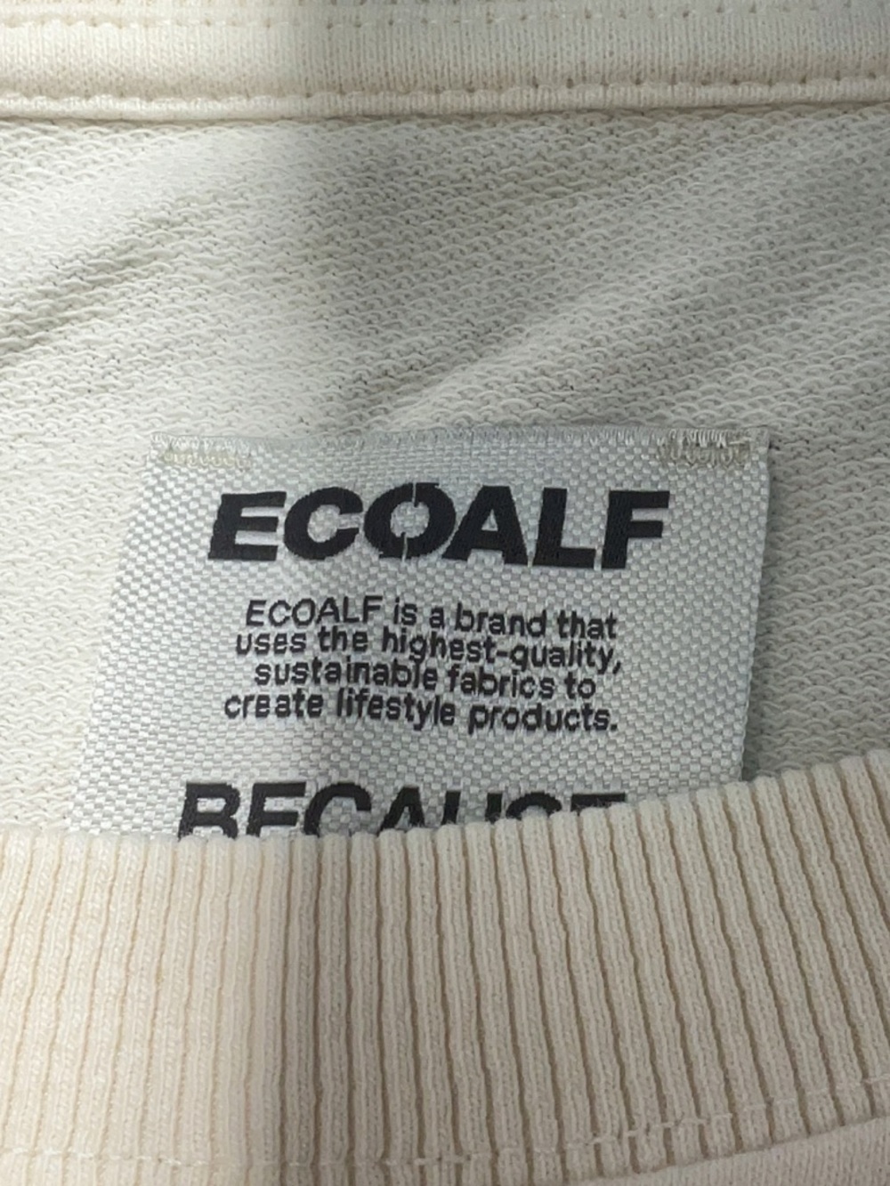 Ecoalf Portolaf Sweatshirt XL Oversized Graphic Back Sustainable Organic Cotton - Picture 4 of 5